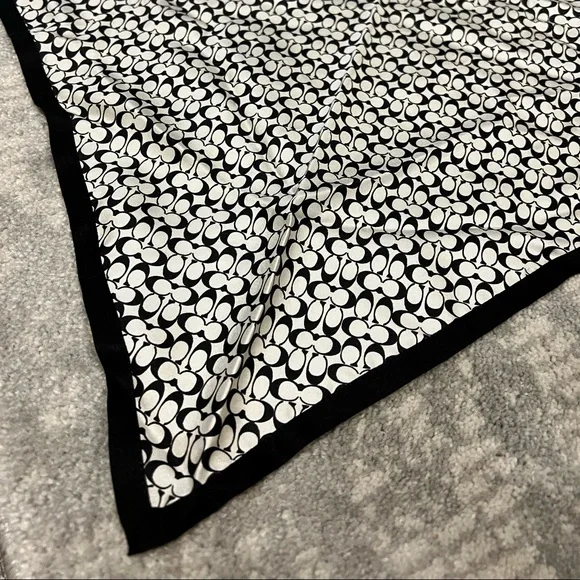 Vintage Coach Square Silk Scarf - Picture 3 of 7